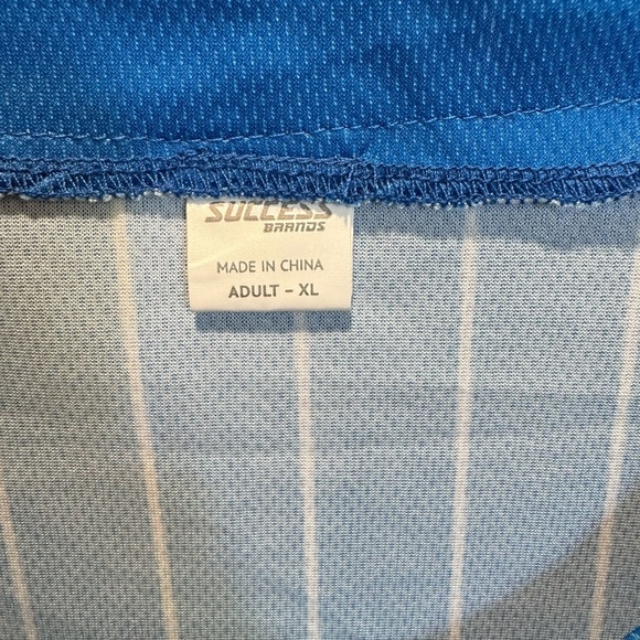 Blue Striped Men's Jersey - Picture 2 of 3